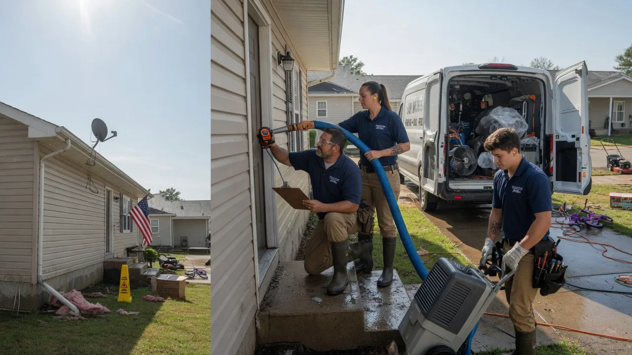 Ceiling Water Damage Restoration in Shevlin, MN near me